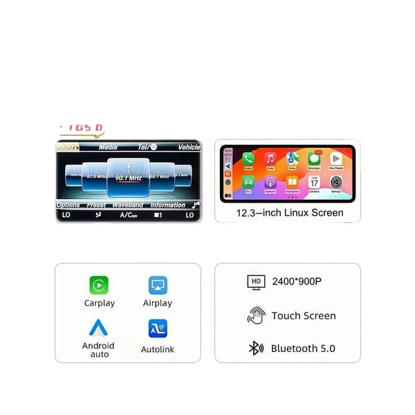 Multimedia Touchscreen, Android Auto, CarPlay Kompatibilitet,12.3 C Klasse NTG5.0