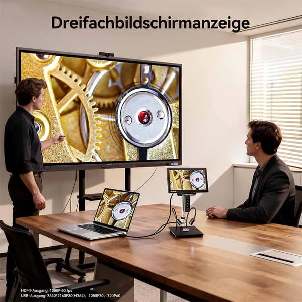 Digitalmikroskop, Autofokus, 3K Klarhet, EM3K-AF Max