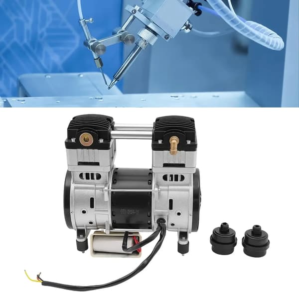Luftkompressor Pump, Hög Effektivitet, Kompakt Design,svart