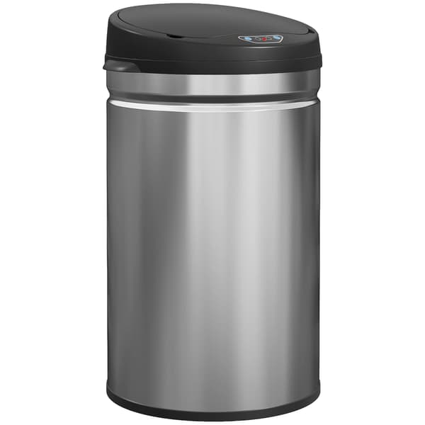 Köksavfallskorg, 30 liters kapacitet, infraröd sensorfunktion, Silver