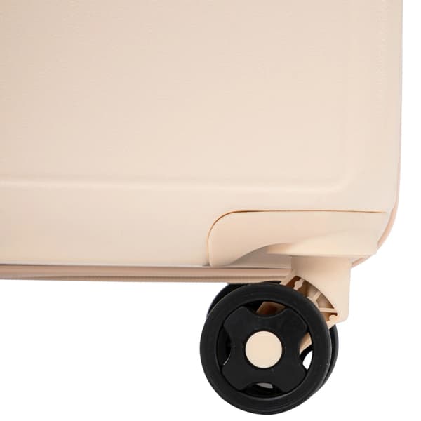 Kabine Kuffert, ABS Materiale, 360° Hjul,Beige