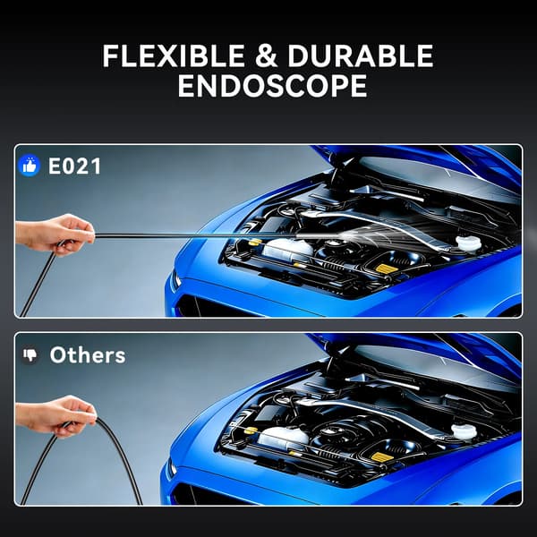 Video Scope, Højopløsningsbilleder, Integreret LED-lys,MUCAR E021