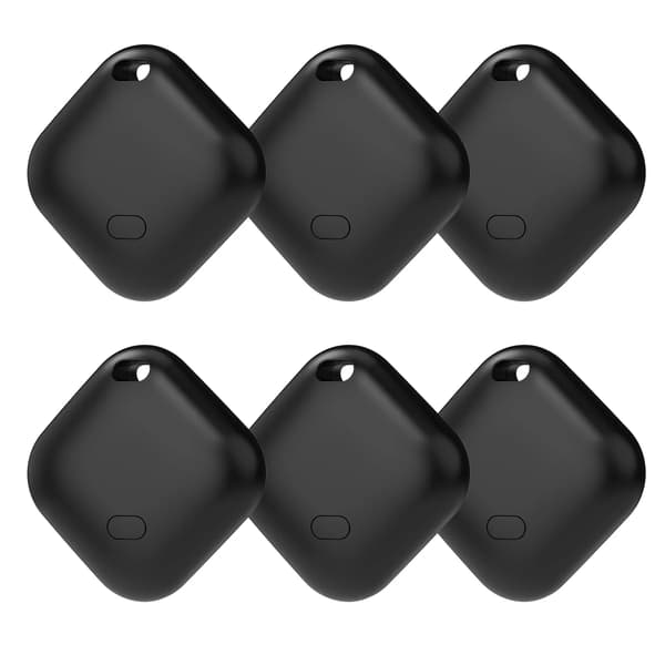 Smart Tracker, Bluetooth-forbindelse, MFI-certificering,6 stk Sort