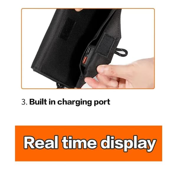 Solpanel, Bærbart Design, Hurtig Opladningskapacitet,6-fold solpanel