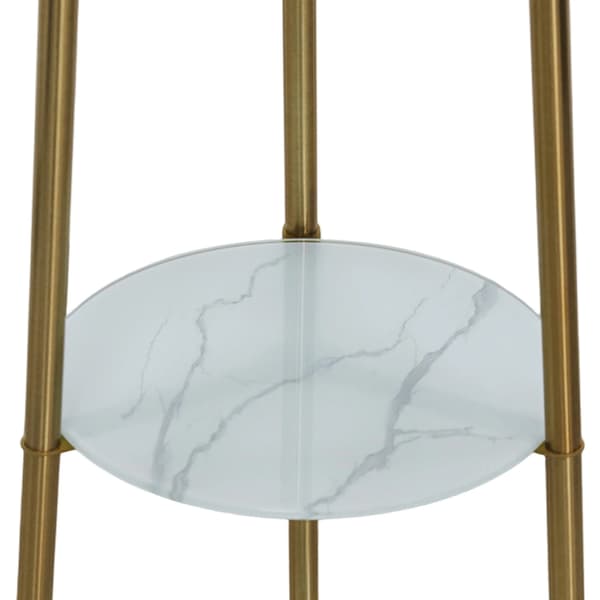Gulvlampe, Hjørnedesign, Justerbar Lysstyrke,GUL