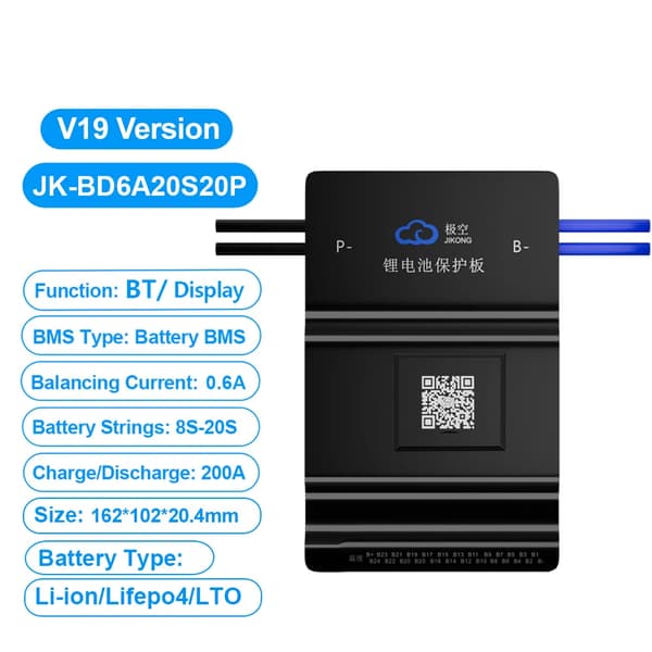 Batteristyringssystem, Aktiv Balancer, Mobilapp-forbindelse,JK-BD6A20S20P