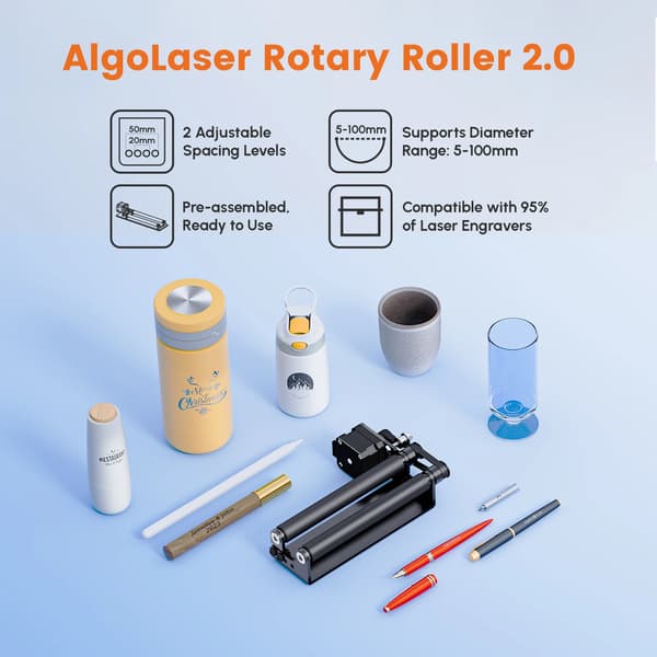 Rotary Roller Kit, Justerbar Bredd, Smidig Rotation,ARR2.0