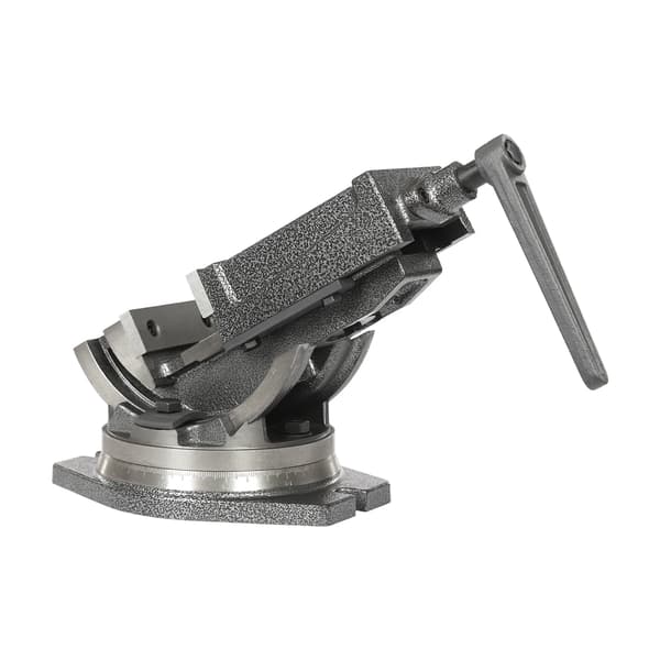 Bänkpress, 360° rotation, flexibel vinkeljustering,Silver
