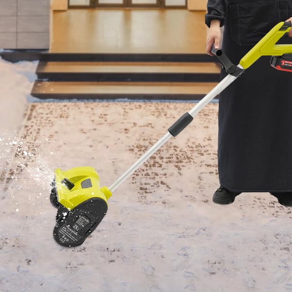 Snöslunga, Sladdlös Drift, Hög Prestanda,GUL, Elektrisk