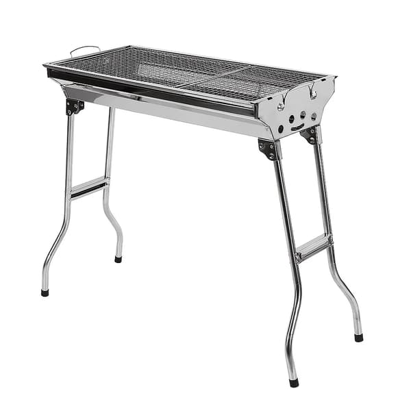Grill, Bærbar Design, Kulmadlavning,Sølv