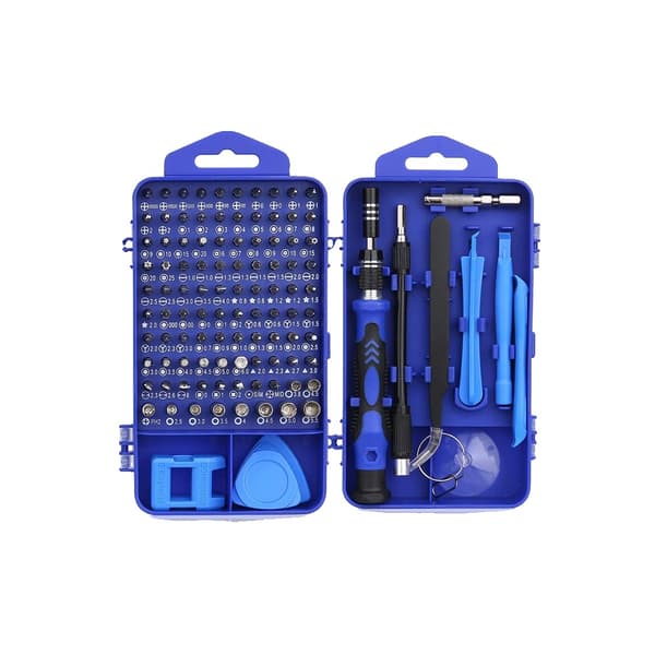 Precision Skruvmejselset, 84-delars Kit, Magnetisk Design,122PCS