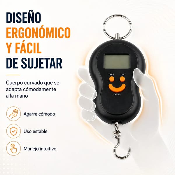 Digital Bagageskala, Højpræcisionsmåling, Ergonomisk Design,7*3*21cm