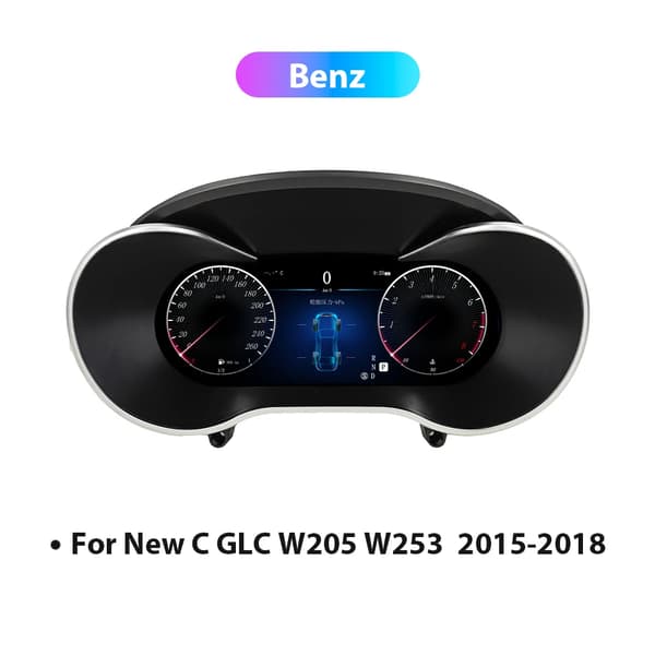 Digitalt Dashboard, CarPlay og Android Auto Support, Højopløsningsdisplay,Til W205