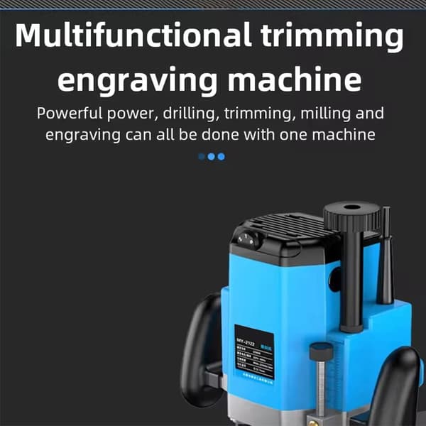 Graveringsmaskin, Kraftfull Motor, Ergonomisk Design,Blå