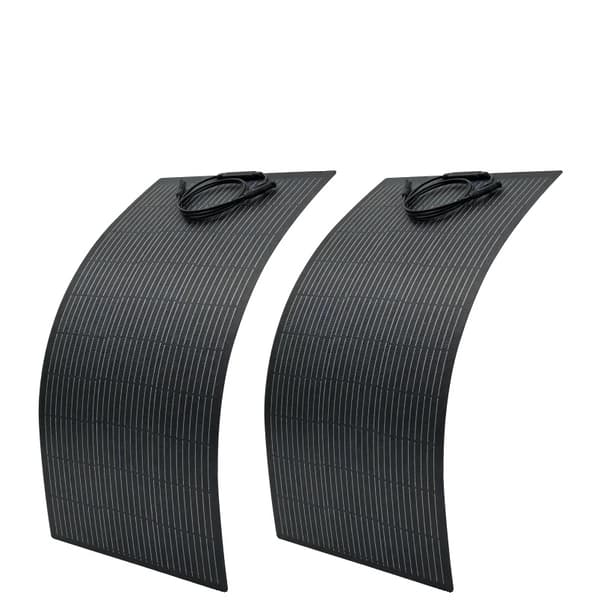 Solpanel, Flexibel Design, Hög Effektivitet,2PCS 100W