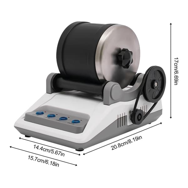 Stenpolerare, 3-hastighets timer, Komplett DIY-set,svart