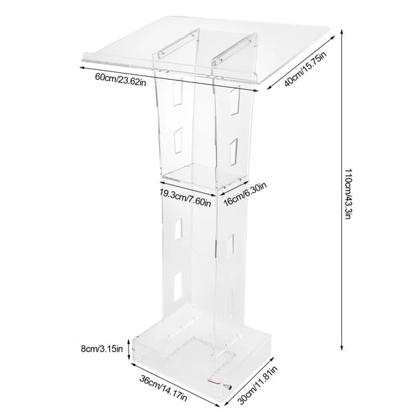 Akryl Podium, Belyst Design, Moderne Stil,HVID