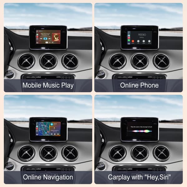 Trådlös Carplay-modul, Android Auto-stöd, sömlös navigering,NTG4.5 Becker