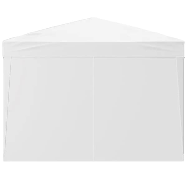Partytält, bärbar design, justerbar höjd, VIT
