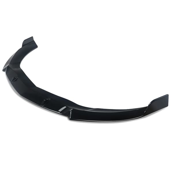 Front Bumper Splitter Lip, AMG Stil, Holdbart ABS Plastik,Glansende sort