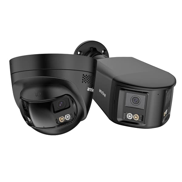 Säkerhetskamera, Dubbelobjektiv, 180° Vidvinkel,2PC Typ