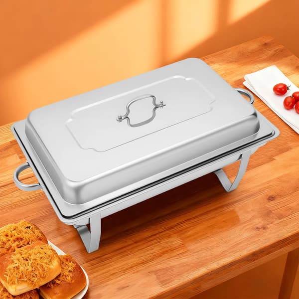 Chafing Dish Buffet Sæt, 316L Rustfrit Stål, Stor Kapacitet,9L