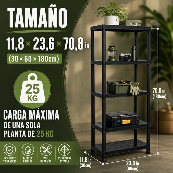 Organizer Hylde, Multifunktionelt Design, Nem Samling,5 niveauer