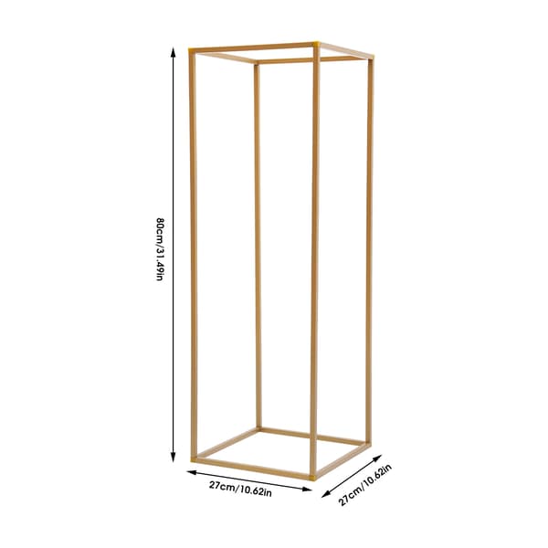 Blomsterstandssæt, Elegant Geometrisk Design, Perfekt til Begivenheder,10PCS-a, 80CM