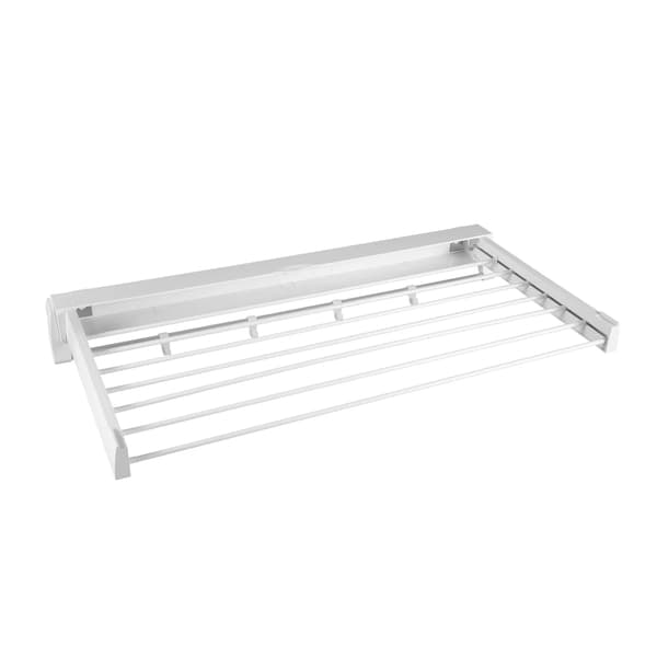 Klädtorkställning, Utdragbar Design, Hållbara Material,VIT