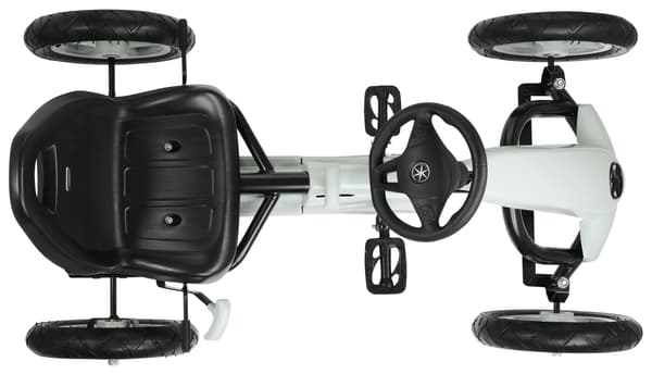 Pedal Go-Kart, Justerbart Sæde, Robust Design,GRÅ