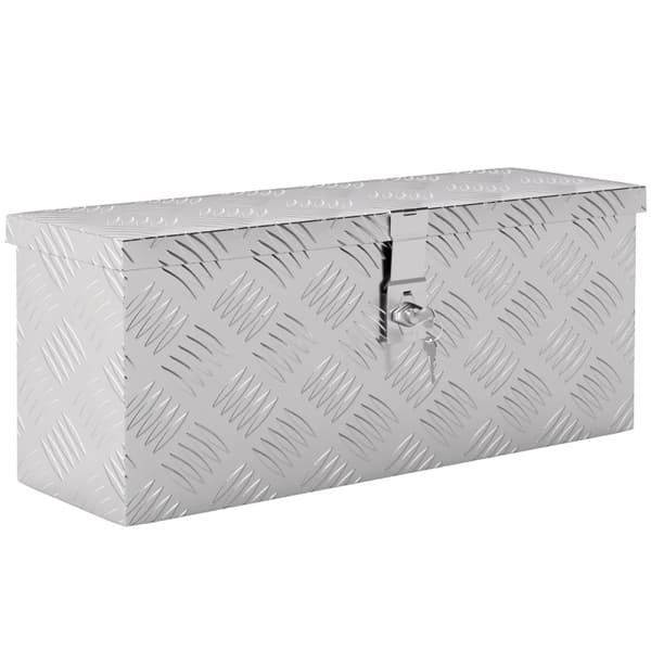 Förvaringslåda, Säkerhetslås, Vattentät Design,Silver