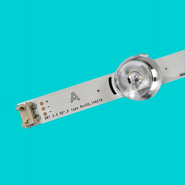 LED-remsa, längd 1027 mm, 9 LED-perlor, 6 V spänning, CE-certifierad, stöder DRT 3.0 50" modeller