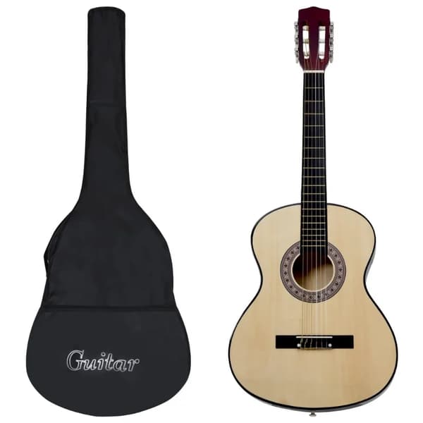 Klassisk Gitarr, Nybörjarvänlig, Inkluderar Bärväska,armégrön