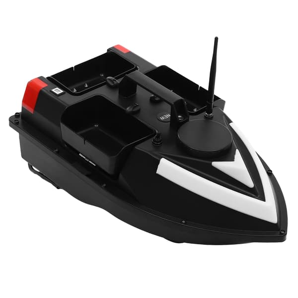 Bait Boat, Dobbelt Motor Drift, LED Lysstribe,sort