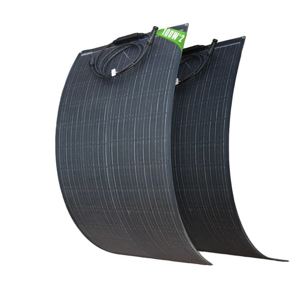 Solpanel, Flexibel Design, Hög Energieffektivitet,2st  100W
