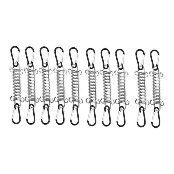 Tältaccessoar, Hållbart Material, Justerbar Design,10PCS Svart
