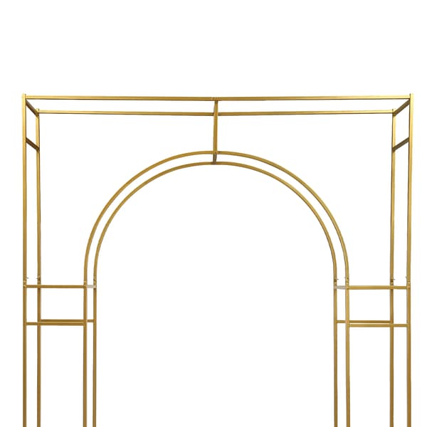 Bröllopsbakgrundsark, Hållbar Kolfiberstål, Elegant Design,Guld, L