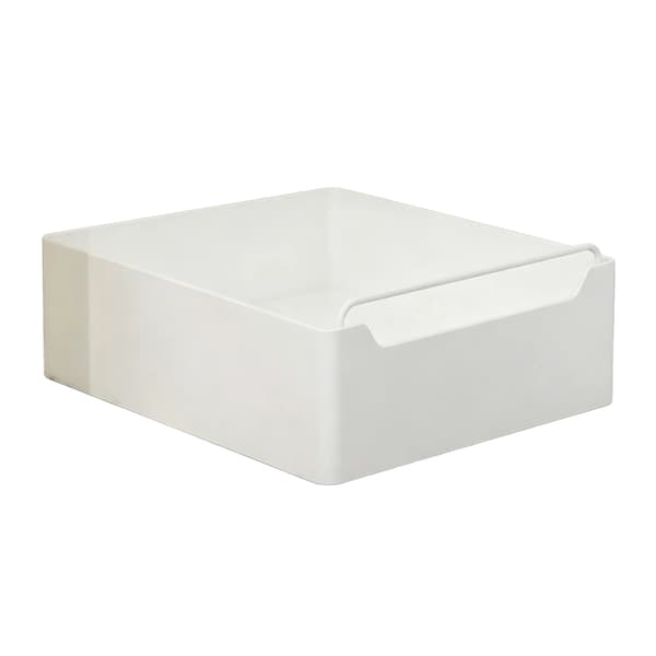 Skåporganisatör, utdragbar design, justerbar förvaring,30cm, Vit