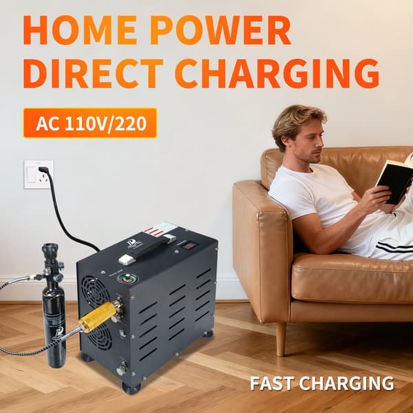 PCP Luftkompressor, 4500 psi, Elektrisk Boosterpumpe,220V
