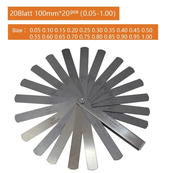 Fjädermått, Metallkonstruktion, Precise Mätområde,20pcs