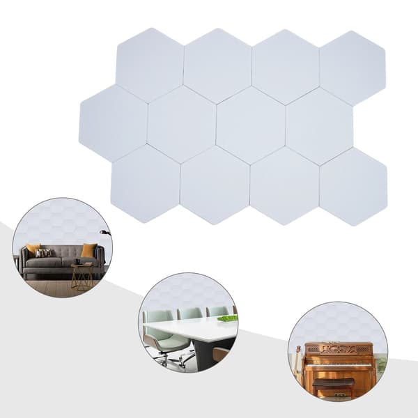 Akustikpaneler, Hexagonal Design, Bullerdämpning,VIT