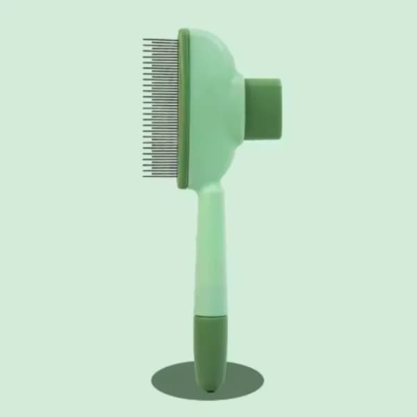 Kæledyr Deshedding Børste, Ergonomisk Design, Effektiv Hårfjerning,grøn
