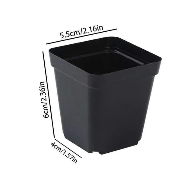 Växtkrukor, 50 stycken, hållbart plastmaterial,5.5cm   50Pcs