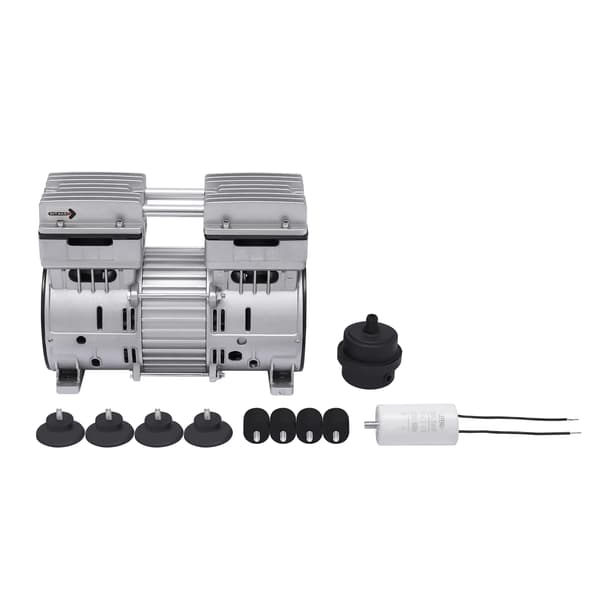 Vakuumpump, 750W Effekt, 65-70 L/min Luftflöde,EU, Silver, 220V