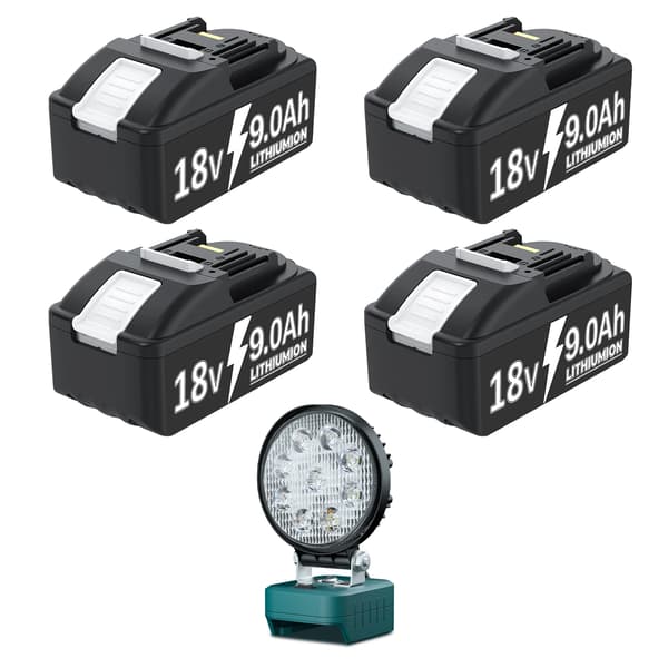 Batteri, Hög Kapacitet, Flera Kretsskydd, Set 9