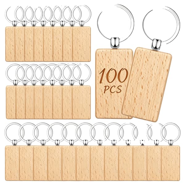 Trænøglekæde, Tilpasseligt Design, Holdbart Materiale,100pcs