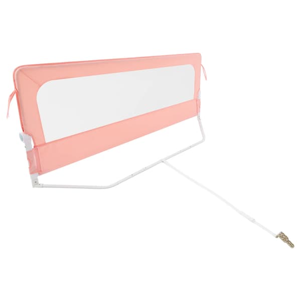 Sengegelænder, Justerbar Højde, Pladsbesparende Design,Pink