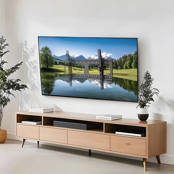 TV Väggfäste, Robust Konstruktion, Mångsidig Kompatibilitet,svart