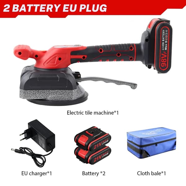 Plattor Vibrator, Justerbar Vibration, Hög Sugkapacitet, Set-2 Batterier