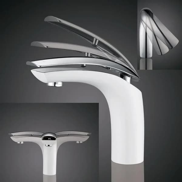Blandare, Modern Design, Enkel Installation,VIT